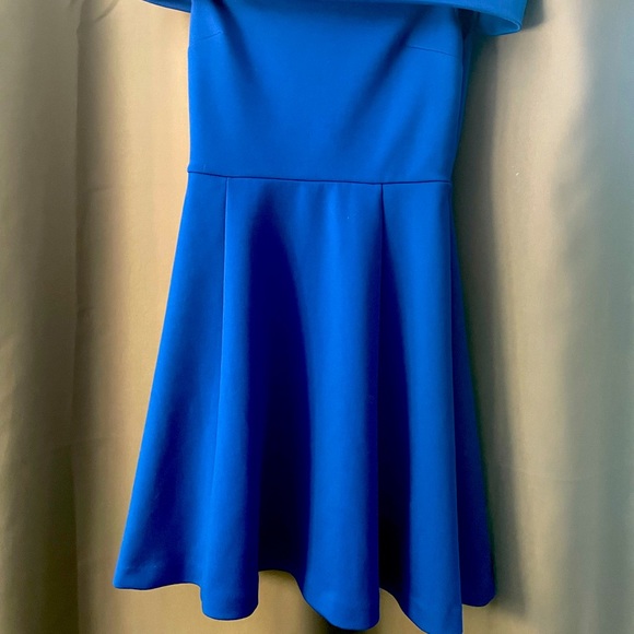 Express off the shoulder blue dress. - Picture 2 of 3